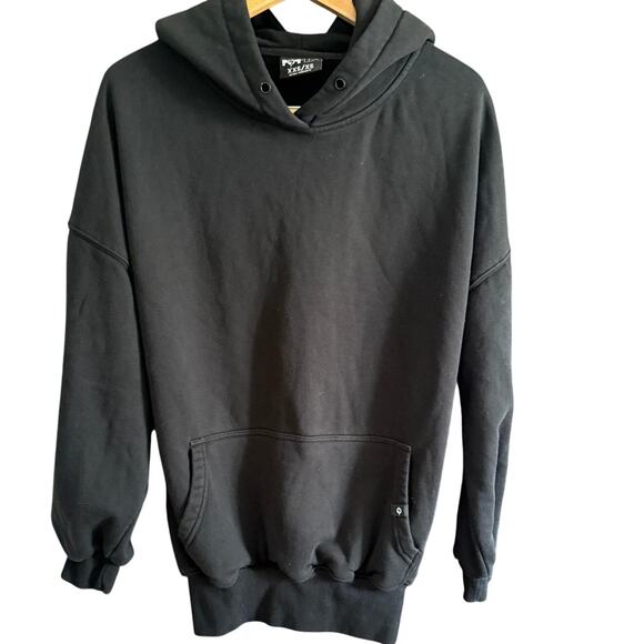 POPFLEX | Black Pullover Cloud Hoodie  | Extra Small - Picture 1 of 5